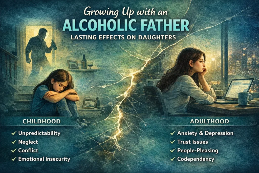 picture showing growing up as the daughter of an alcoholic father